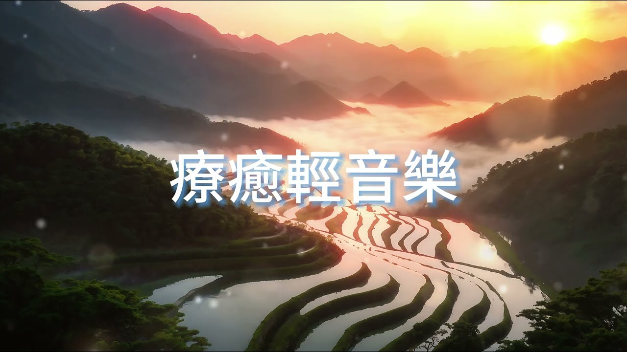 無廣告🌾梯田霧音，陽光灑落雲海，美妙放鬆的輕音樂，撫慰疲憊靈魂，鎮靜神經，帶來內心平靜，讓你融入自然的治癒懷抱