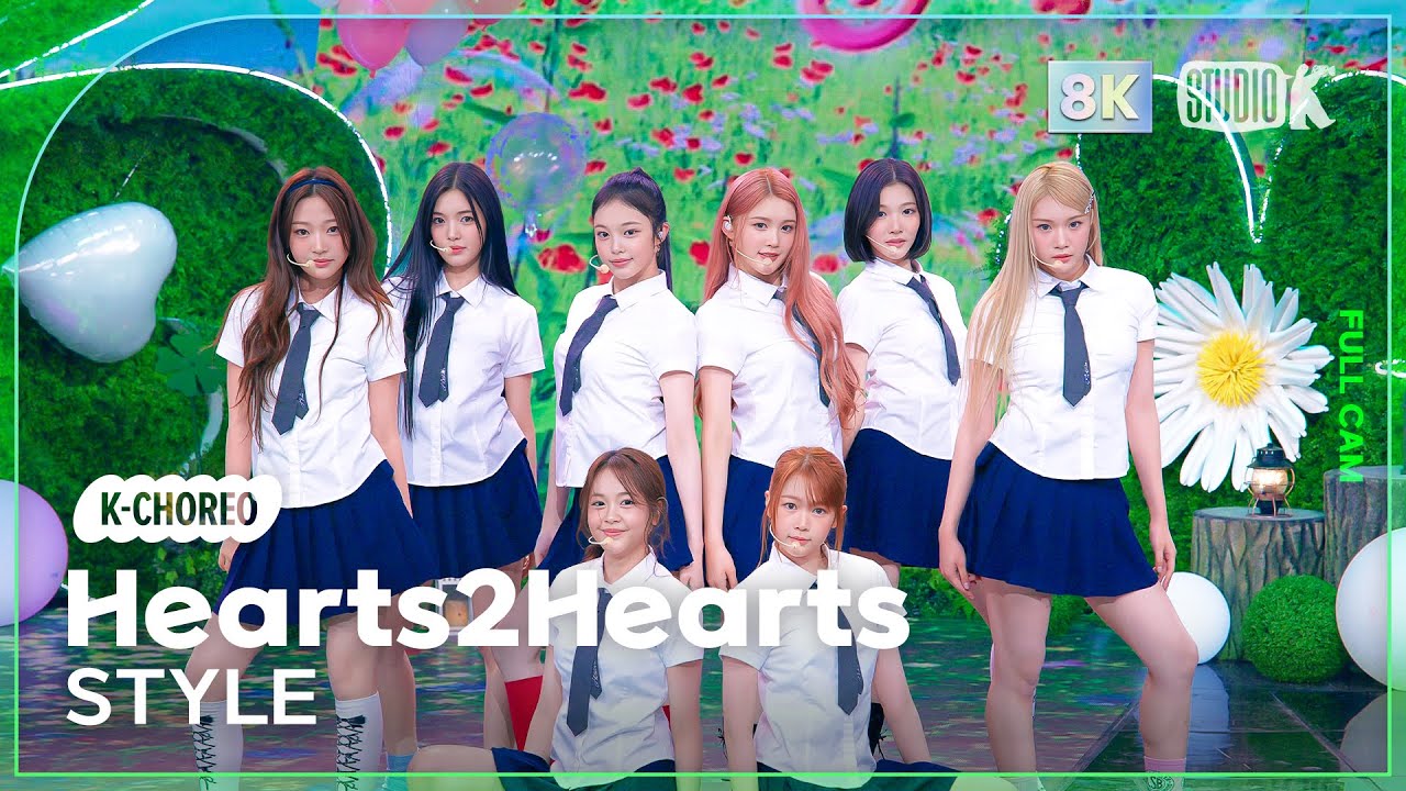 [K-Choreo 8K] 하츠투하츠 직캠 'STYLE' (Hearts2Hearts Choreography) @MusicBank 250620