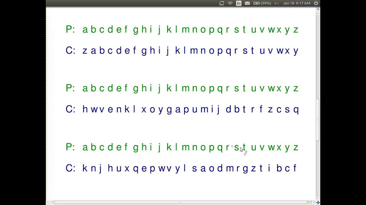 Classical Substitution Ciphers (CSS441, L03, Y15)