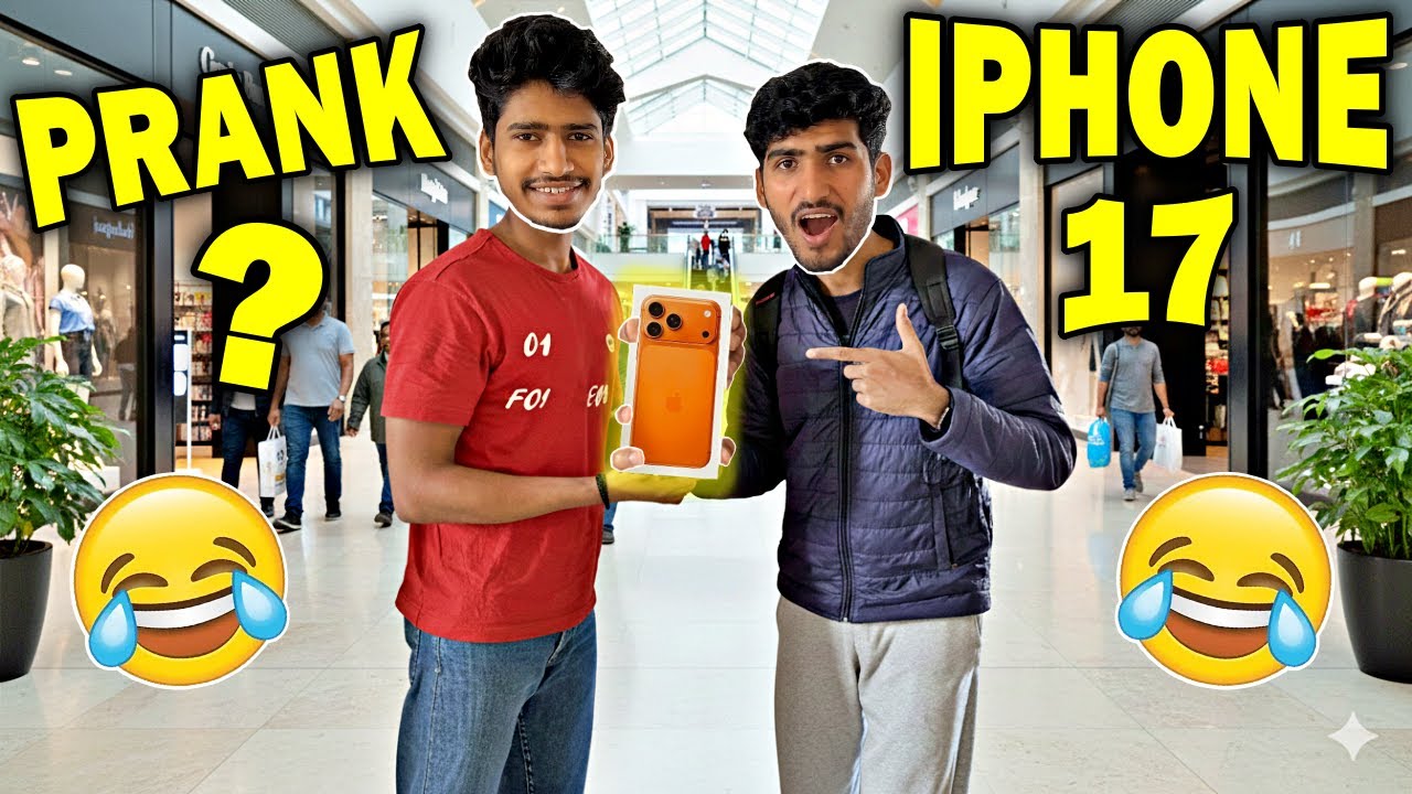 Gifted New IPhone 17 To My Brother 😅 Prank 