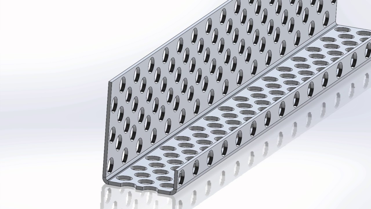 Menzies Metal Products Perforated J Channel Rain Screen Low Back
