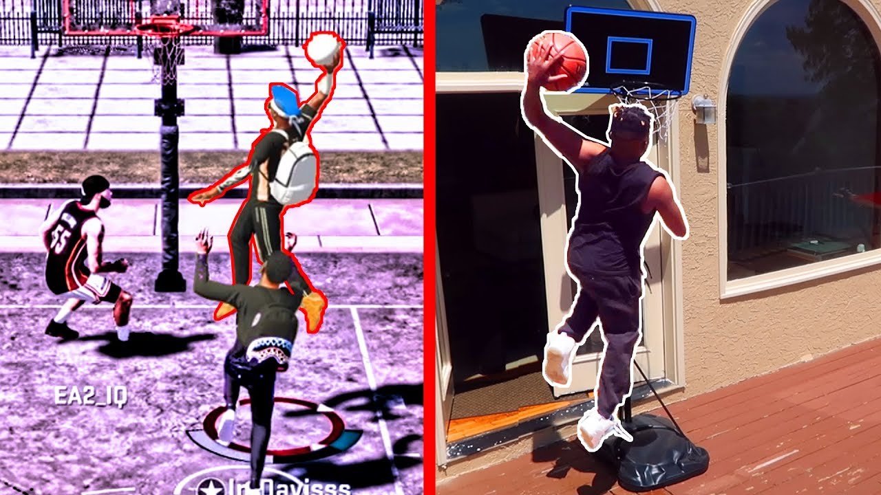 i recreated every point i scored on 2k in real life..