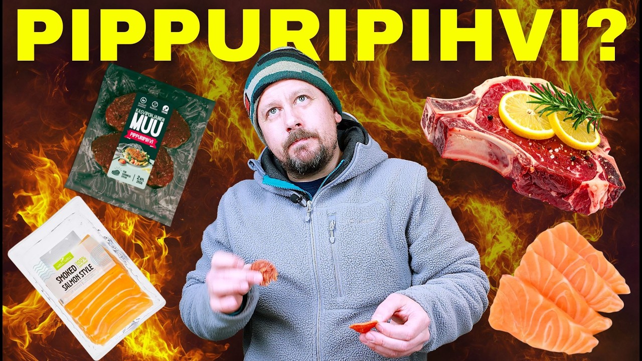 MAISTELIN LIHATUOTTEIDEN VEGAANIVERSIOITA JA LOPPUTULOS ON SHOKEERAAVA! 🥩 🍣 🌱