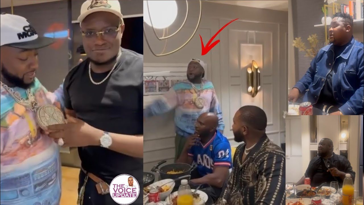 Davido, Cubana Chief Priest, Kiddwaya, and Soso Visit Billionaire Pastor Tobi at his London Home🔥