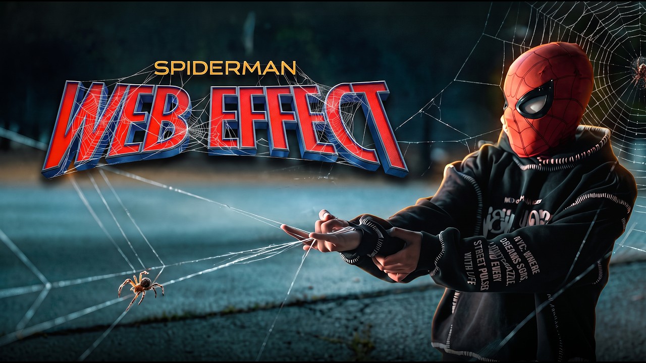 Steal This Spider-Man Web Effect! 🕷 | In Just 5 Minutes