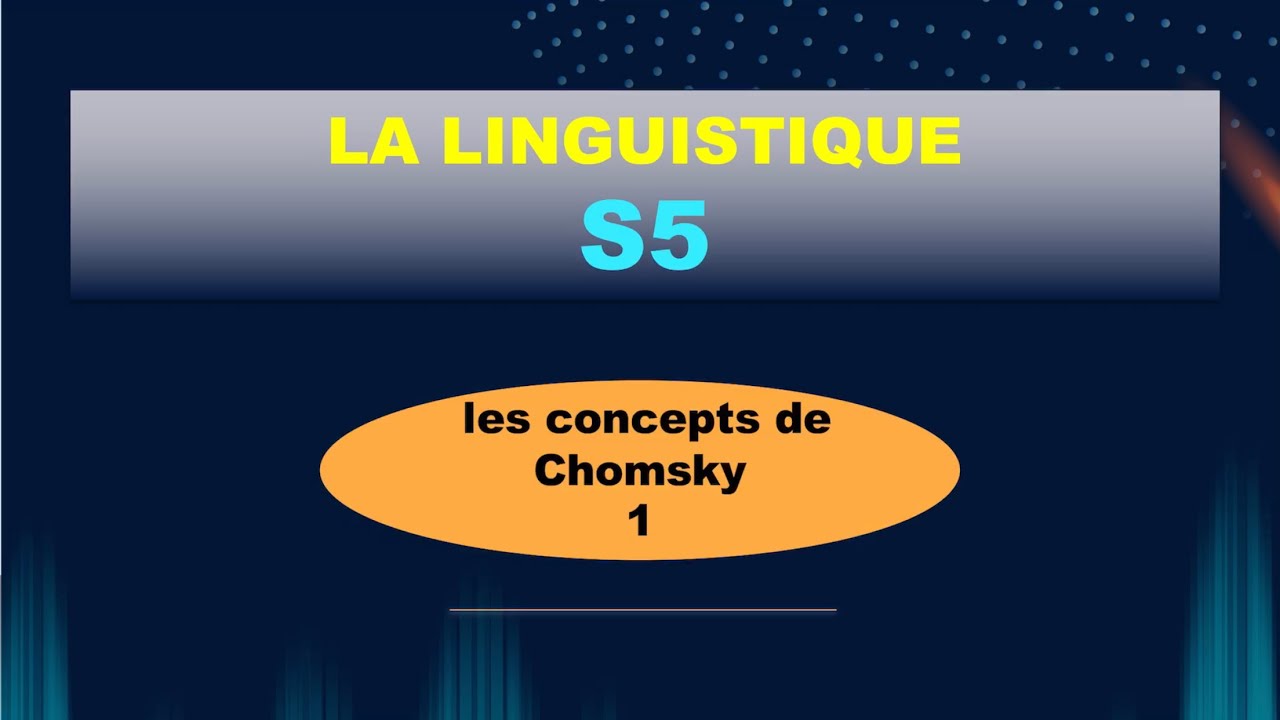 Linguistique s5