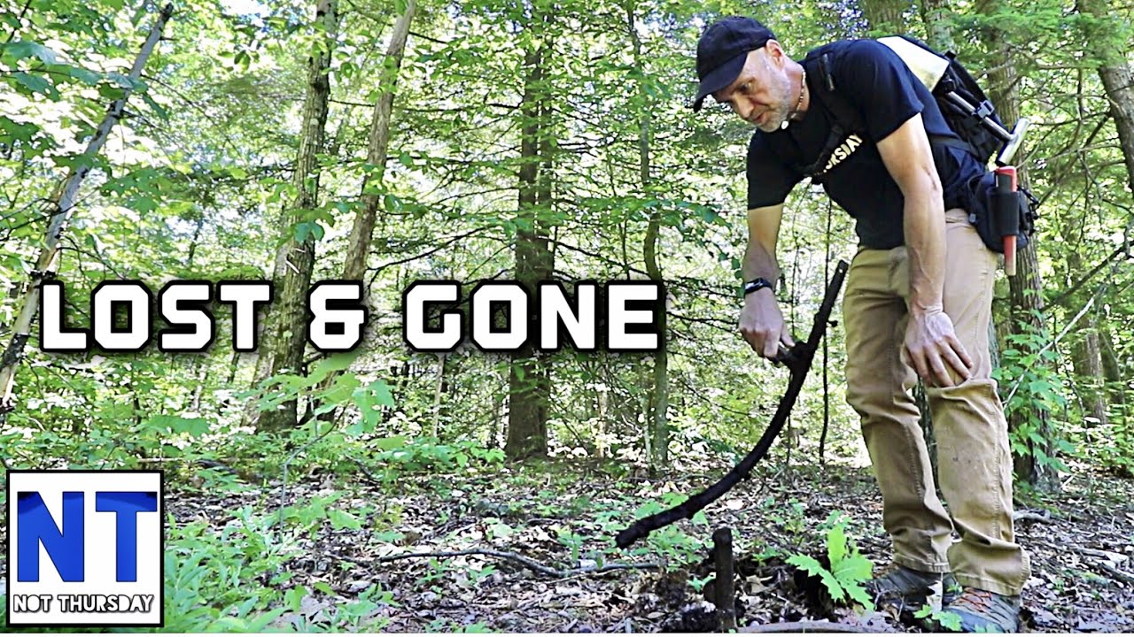 Finding that old sites on history maps are sometimes wiped out & gone forever metal detecting
