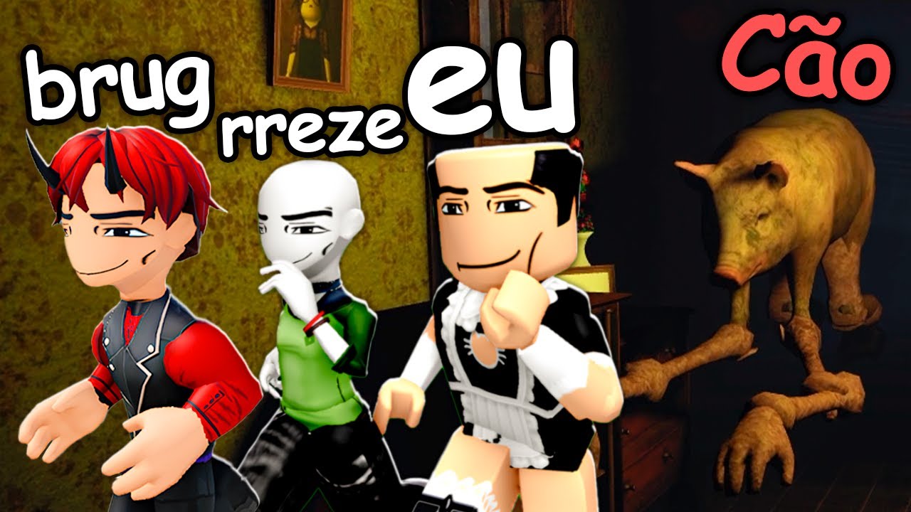 3 abestados fugindo de um porco do roblox... 