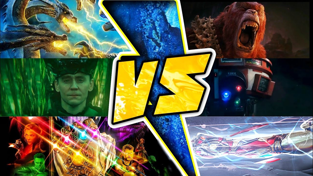Scar king vs King Ghidorah,Loki vs Kevin, infinity gauntlet vs infinity armour