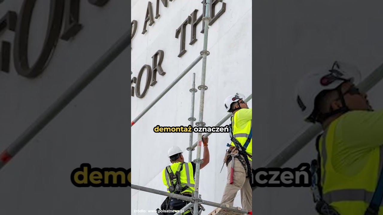 Nazwisko Donalda Trumpa ma zniknąć z budynku Centrum Kennedy'ego