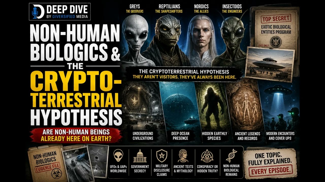 Non-Human Biologics and the Cryptoterrestrial Hypothesis | Full Breakdown