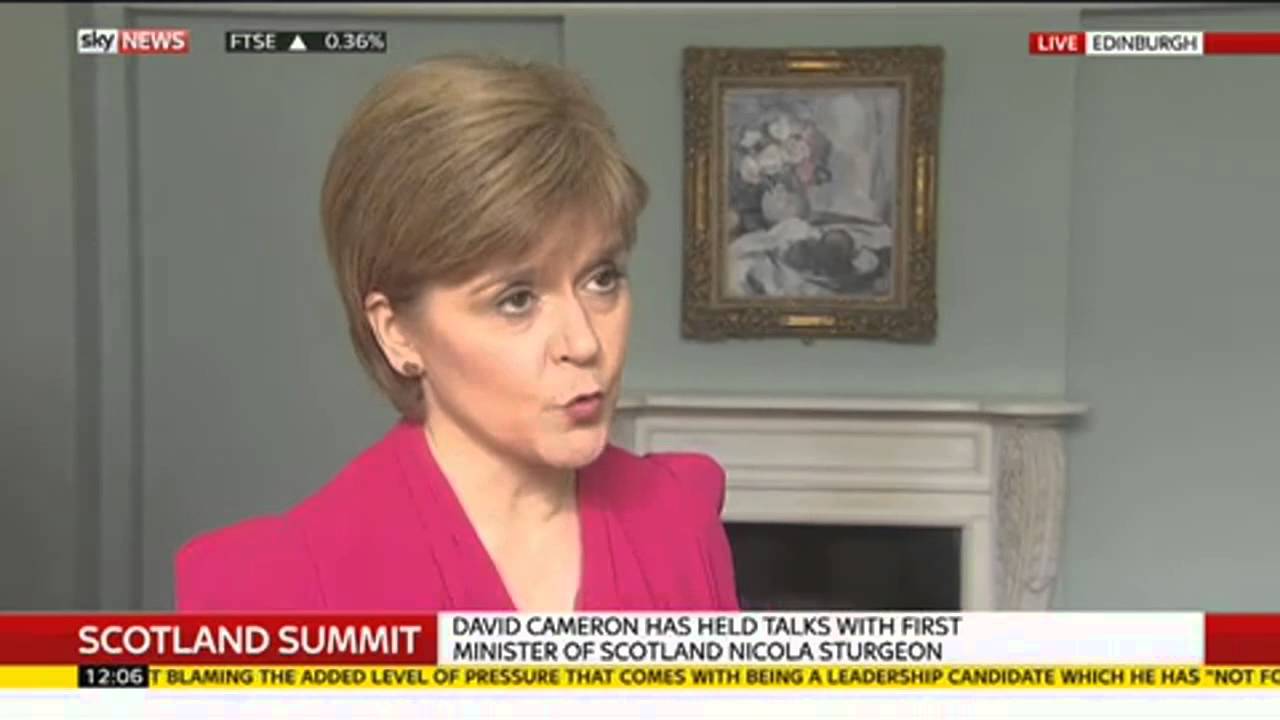 Sturgeon And Cameron Still 'Worlds Apart'