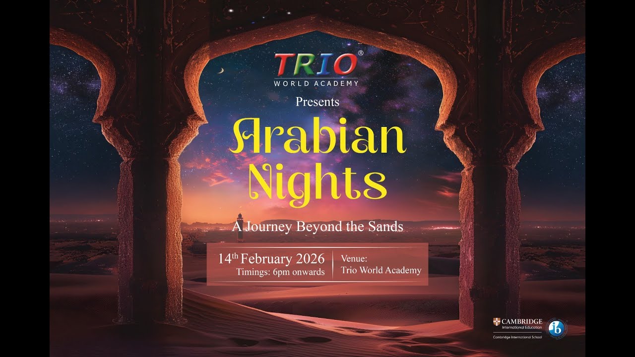 🔴 LIVE | Arabian Nights | Secondary Annual Play 2025-26 | Trio World Academy, Bengaluru