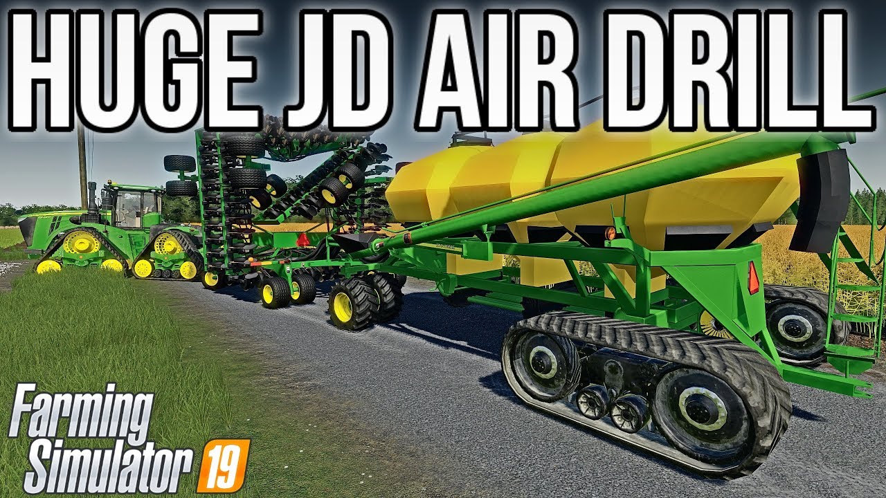 LONE OAK 19 | Planting With Huge John Deere Drill + Q&A | Farming Simulator 19