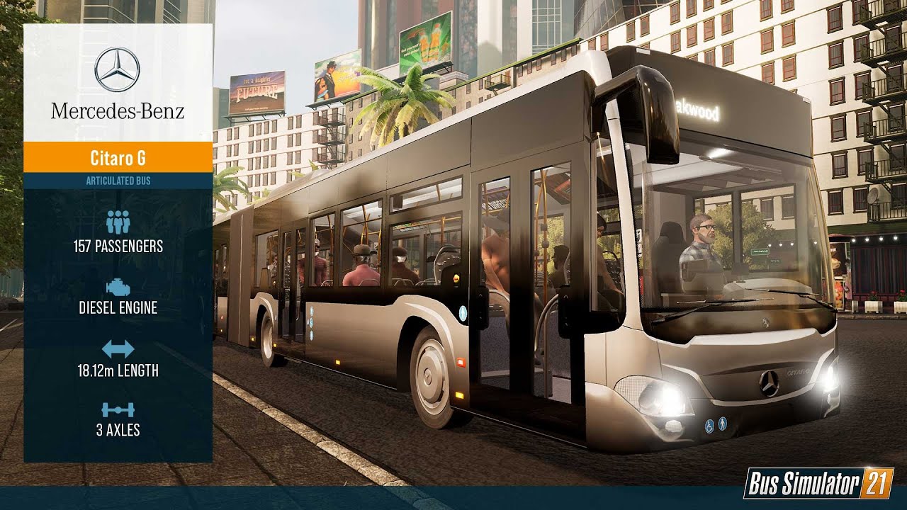 BUS SİMULATOR 21, MERCEDES CİTARO G İLE DURAK YÜKSELTMESİ YAPIYORUZ. THRUSTMASTER T300 RS