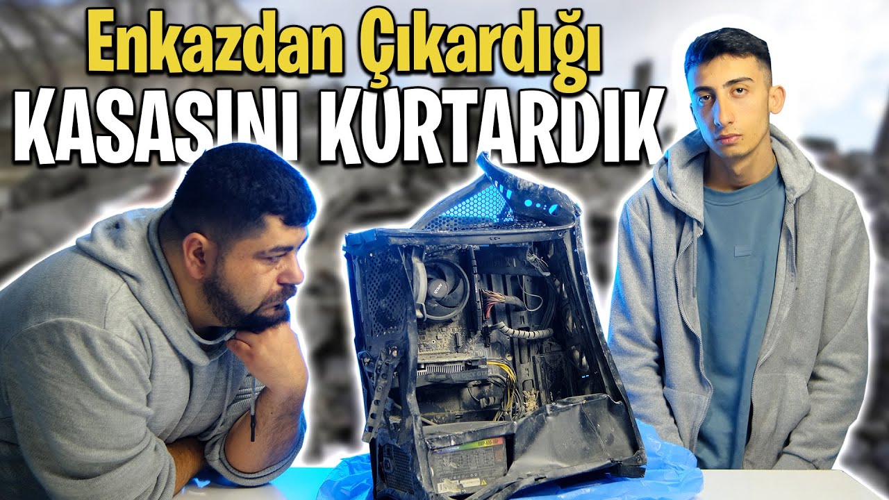 DEPREMZEDE - 8 Katlı Bina Enkazından Çıkan Kasayı YENİLEDİK !