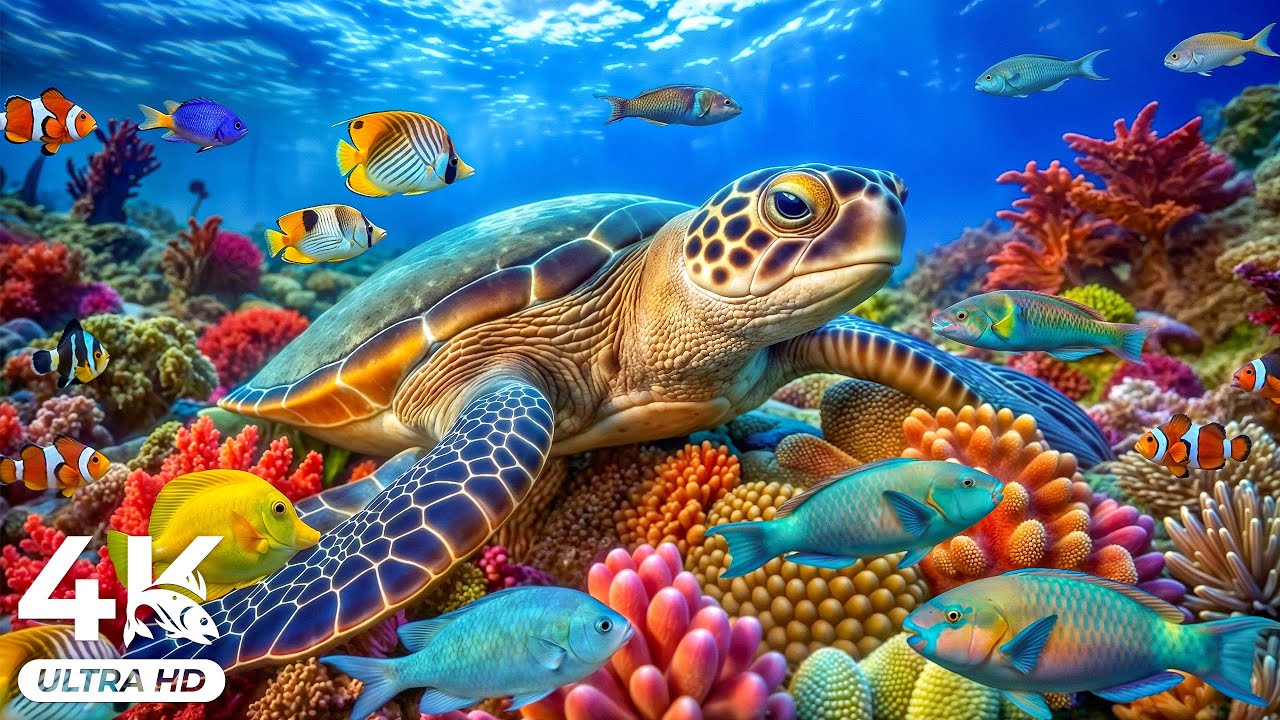 DREAM AQUARIUM 4K – Tranquil Ocean Scenes, Tropical Fish & Gentle Aquarium Ambience