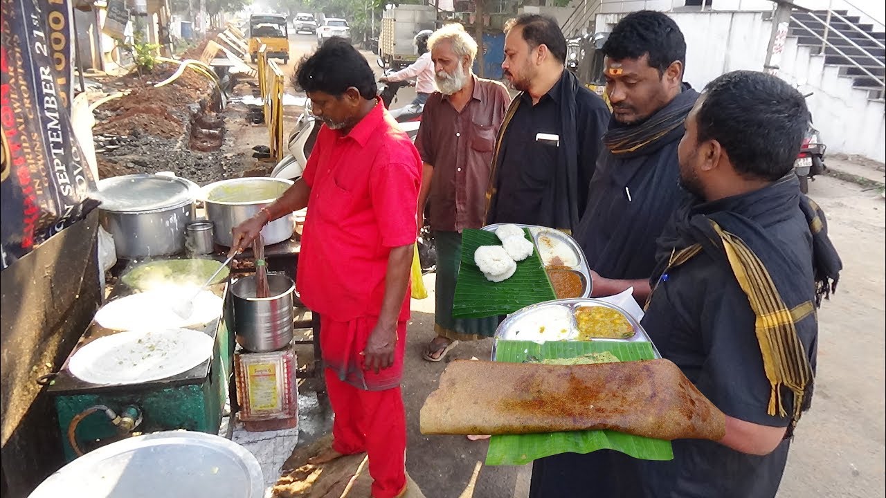 Best Place to Eat Vizag Dosa | Early Morning Tasty Tiffins Starts @ 20 rs | Swami Tiffins Vizag