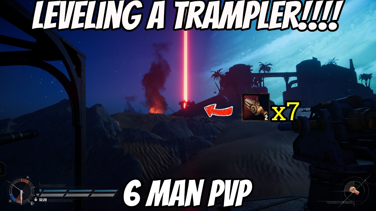 Destroying A Trampler With 7 Orbital Strikes!!!! Large Group PVP!! (Sand: Raiders Of Sophie)