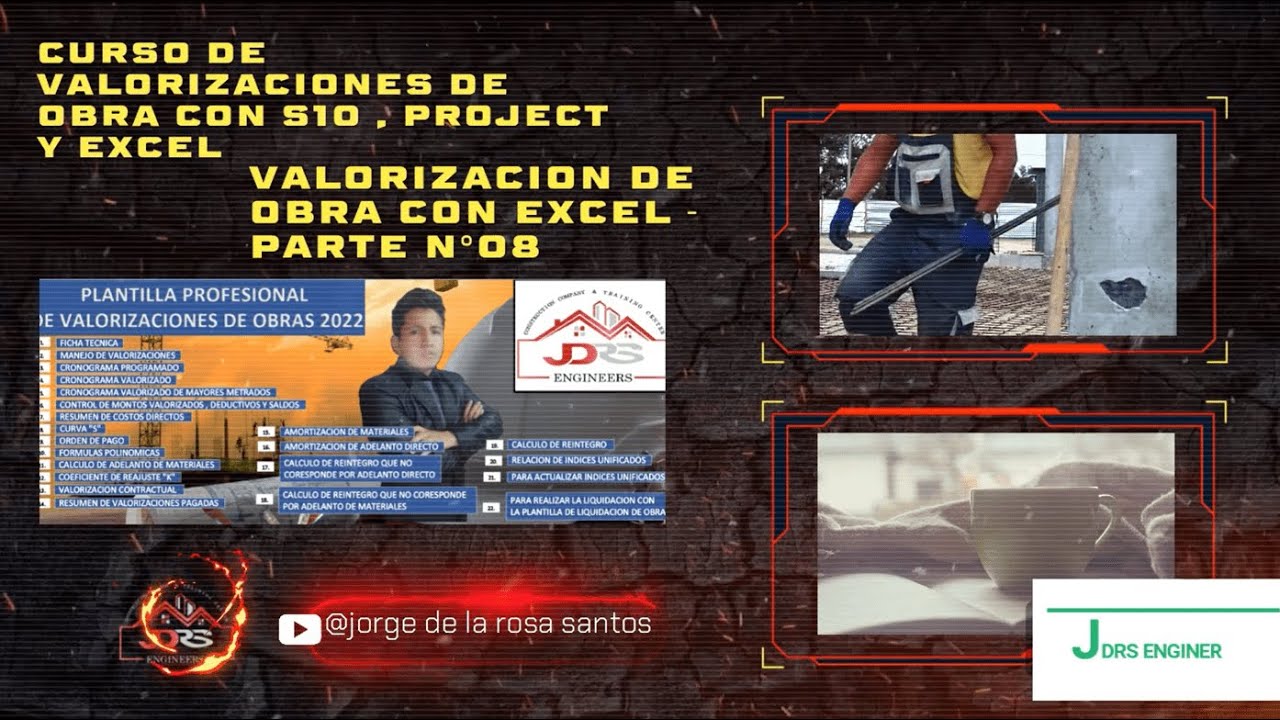 AMORTIZACION DE ADELANTO DE MATERIALES-CURSO DE  VALORIZACIONES DE OBRA CON  EXCEL 2023 😱(APRENDE YA
