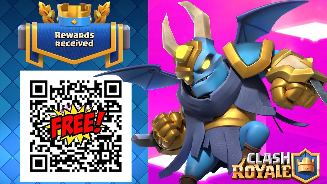 New Free QR Code for Multiple Free Rewards in Clash Royale!