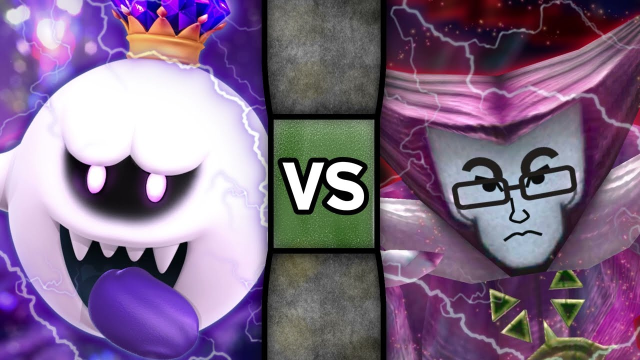 King Boo VS The Dark Lord (Super Mario VS Miitopia) | Freakish Face-Off
