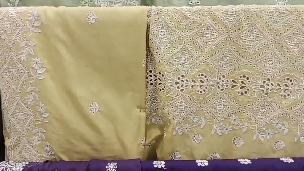 Cross Stitch Lawn Embroidered collection new article unstitched 3 peace #