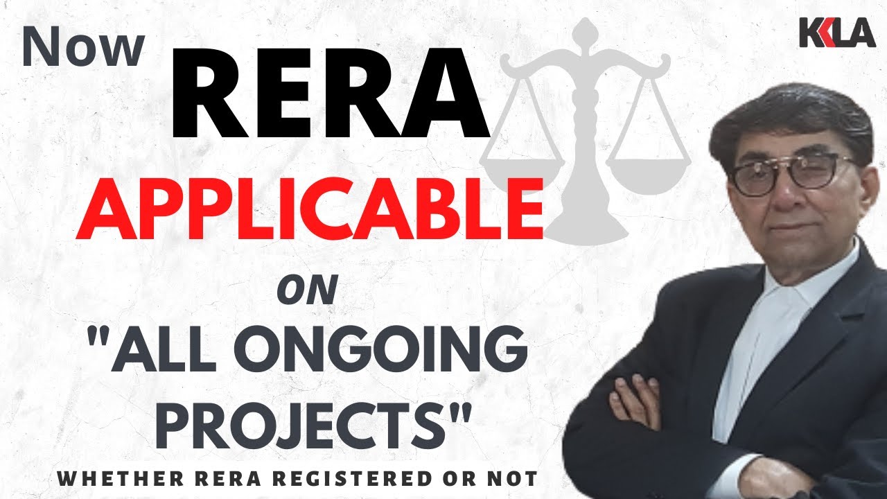 RERA will be Applicable on All Ongoing Projects (Whether RERA registered or Not). #rera #judgement