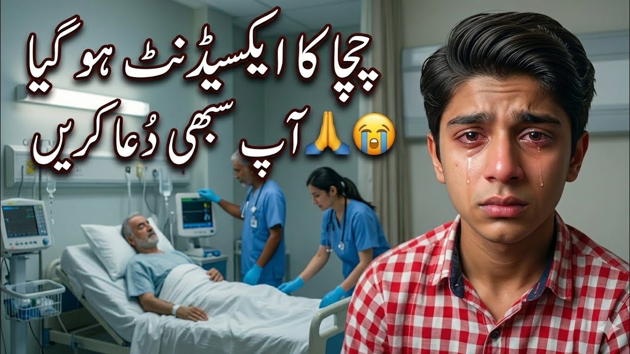 Chacho ka accident ho gaya😭😭😭😭 App sub dua karein #comedy #viralvideo 