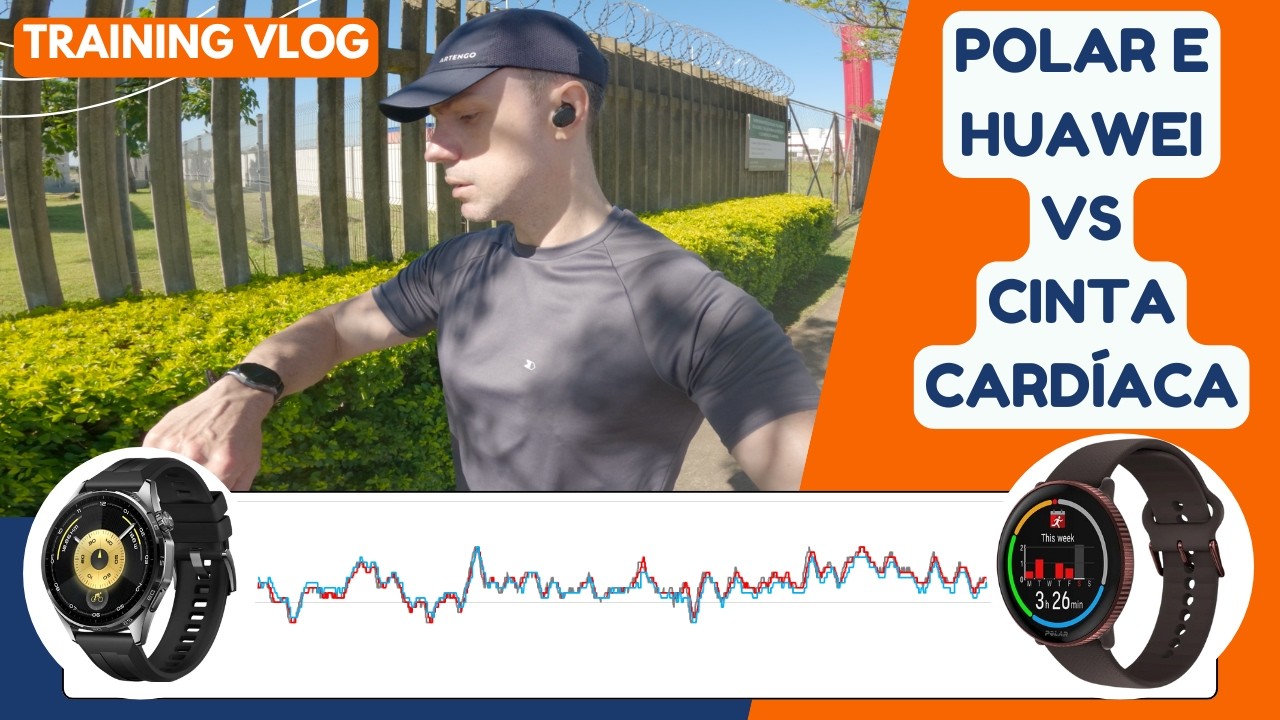 Huawei GT 6 x Polar Ignite 3 x cinta: Teste real de frequência cardíaca #polar #huaweiwatch
