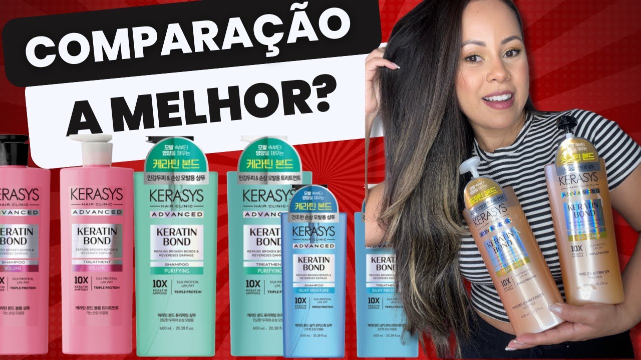 Qual a MELHOR Keratin Bond KERASYS😱