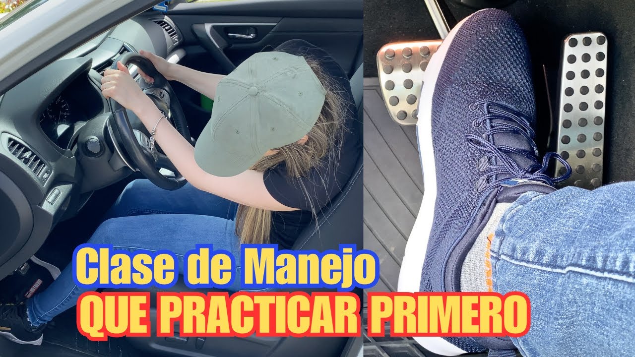 CLASE DE MANEJO PARA PRINCIPIANTES. QUE PRACTICAR EN LAS PRIMERAS LECCIONES.LICENCIA DE CONDUCIR