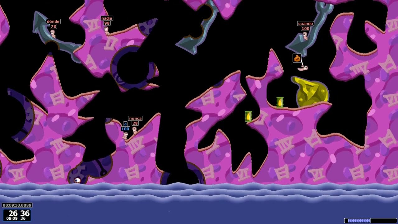 Worms Armageddon - lNNNxDario vs V1aDeX