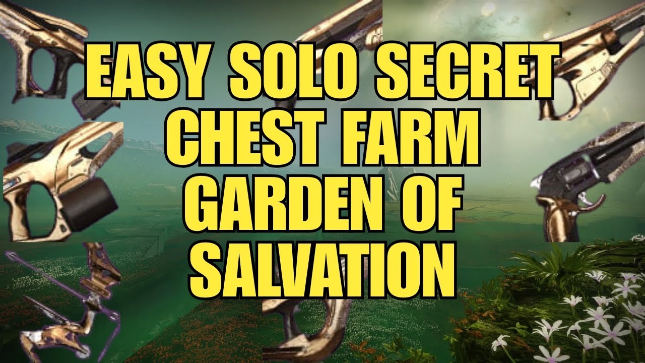 EASY! How To Get 6 Secret Chests PER WEEK SOLO From Garden Of Salvation! #destiny2 #gaming