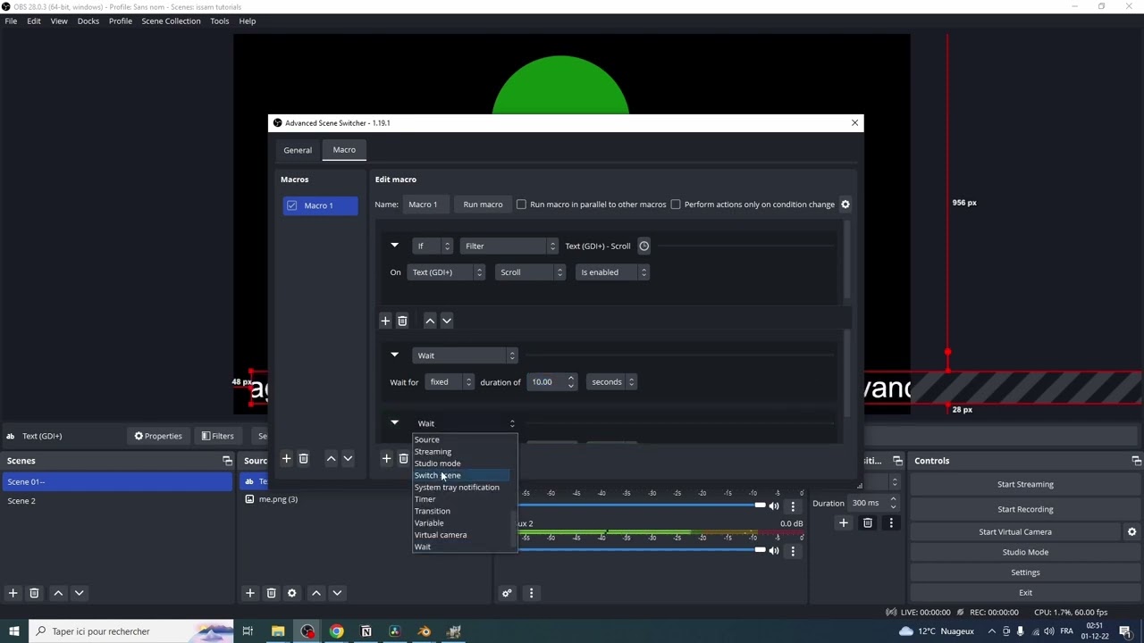 lesson 9 :  Automatic Scene Switching plug-in 1.19.1