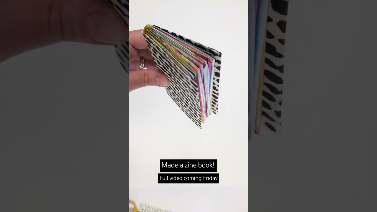 DIY Zine Book, full video tomorrow! 