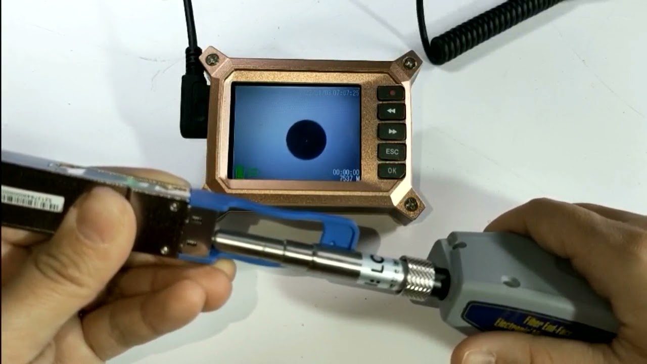 optical module fiber endface inspection