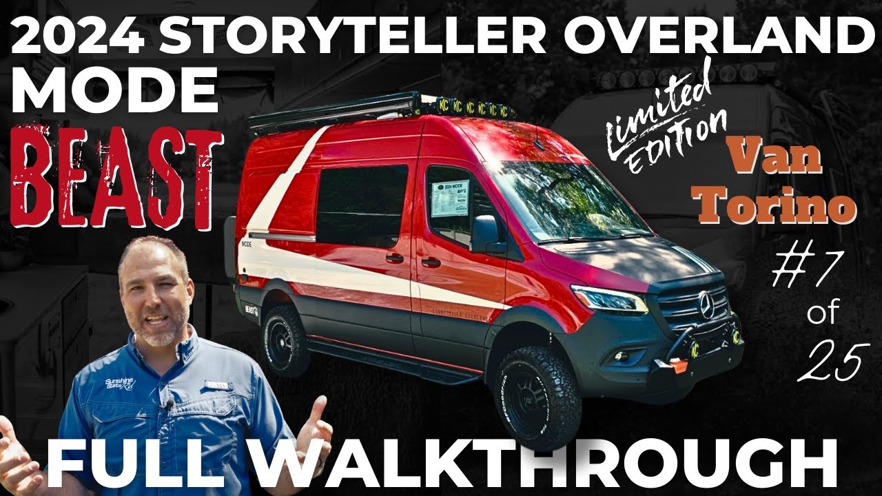 2024 Storyteller Overland Mode Beast Limited Edition Van Torino RV Class B! **ПОЛНОЕ ПРОХОЖДЕНИЕ**
