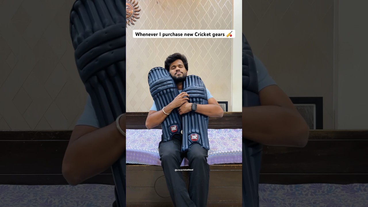 That New Cricket Gear Feel | Cricket Batting Pads | #cricket #cricketshorts #viral #trending #ipl