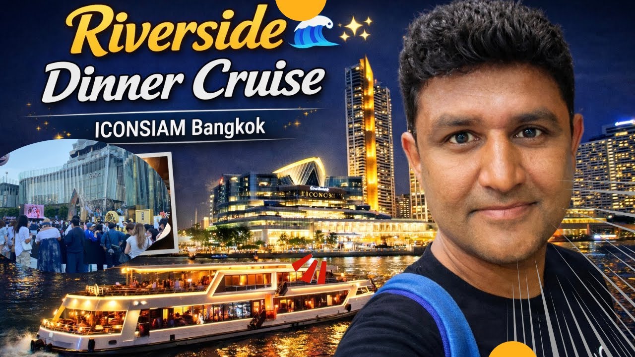 ICONSIAM Cruise 🚢 | Bangkok River View buildings