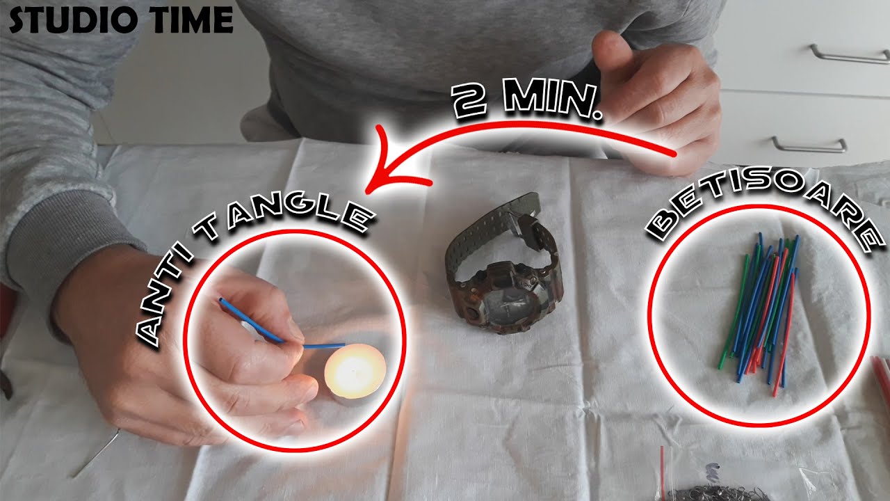 Cum se realizează un anti tangle (simplu și ușor), din bețișoare școlare