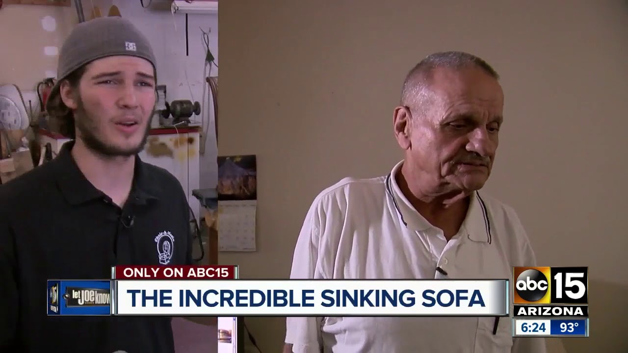 Let Joe Know team helps veteran with broken couch