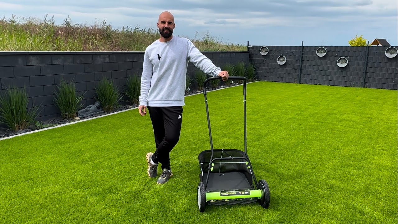 Earthwise Handspindelmäher mit 9 Messern im Test ✅