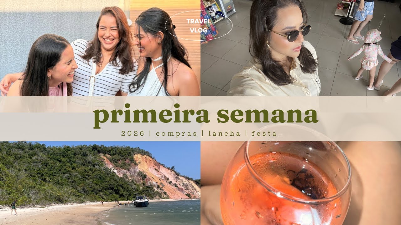 Primeiras compras de 2026 | passeio de lancha no nordeste | Maceió -AL | vlog do FDS 