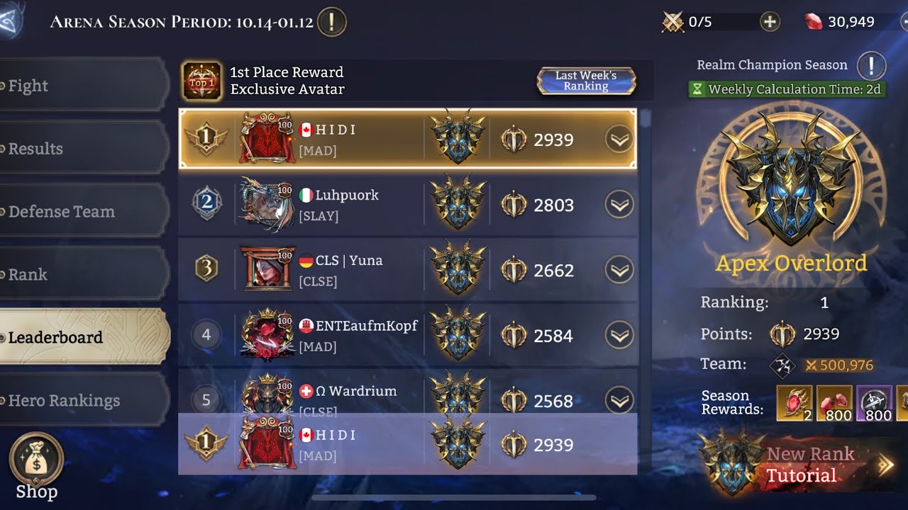 Top 1 arena farming (Anti-Air rotation) #watcherofrealms