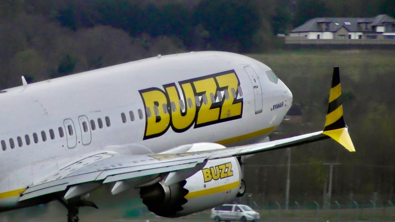 [HD] Morning Takeoffs at Edinburgh Airport from Almondbank | April 2024