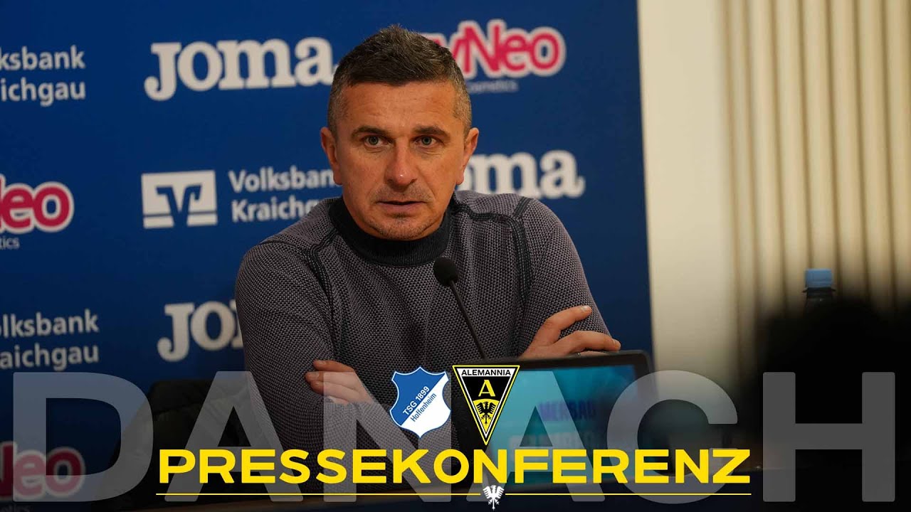 Pressekonferenz nach TSG Hoffenheim II - Alemannia Aachen
