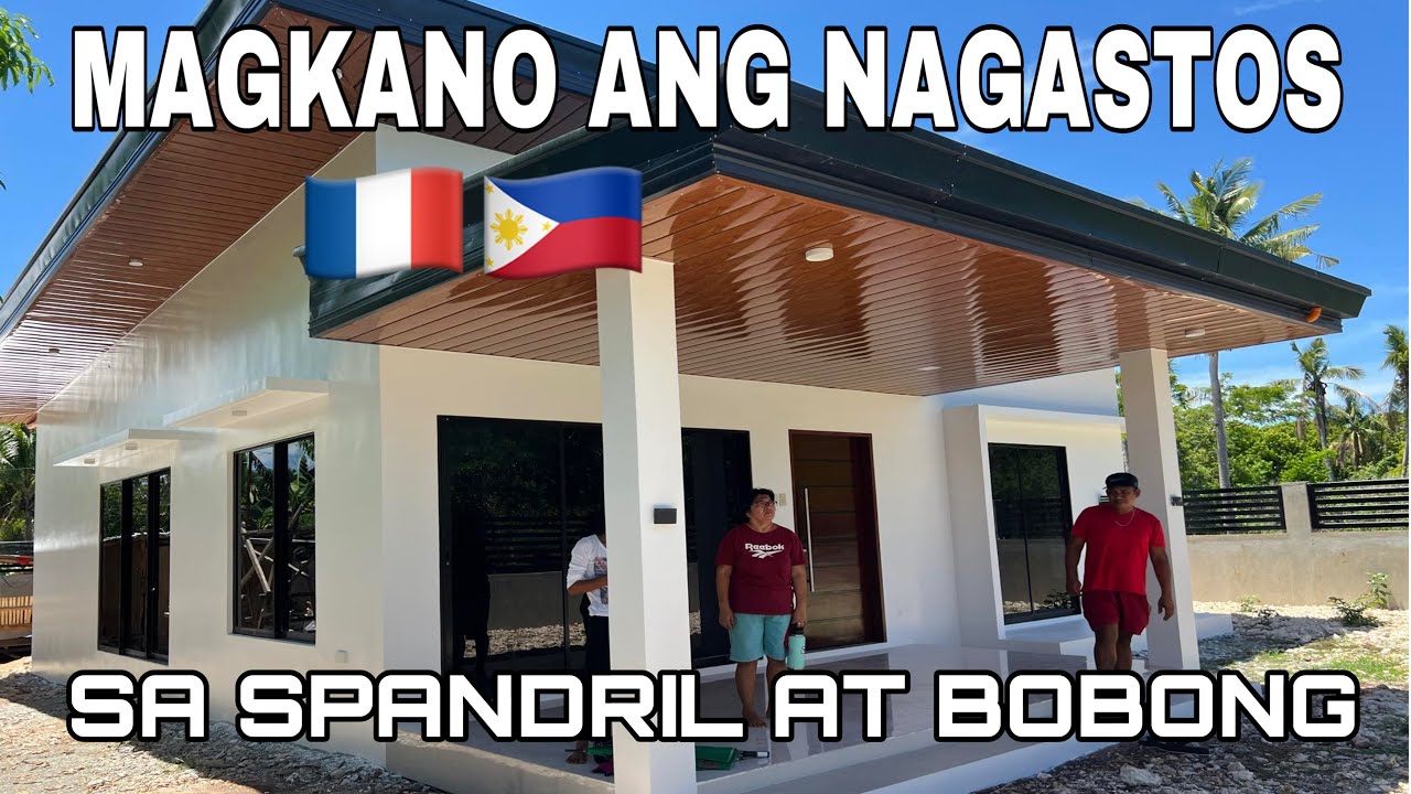 MAGKANO NAGASTO SA ROOF AT SPANDRIL NAANG AMING DREAM HOUSE | building a house in the philippines