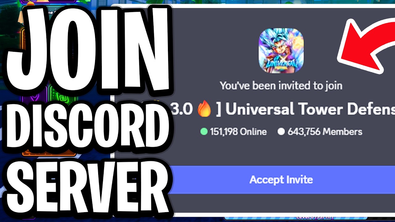 How to Join Discord Server in Universal Tower Defense X Roblox - Full Guide