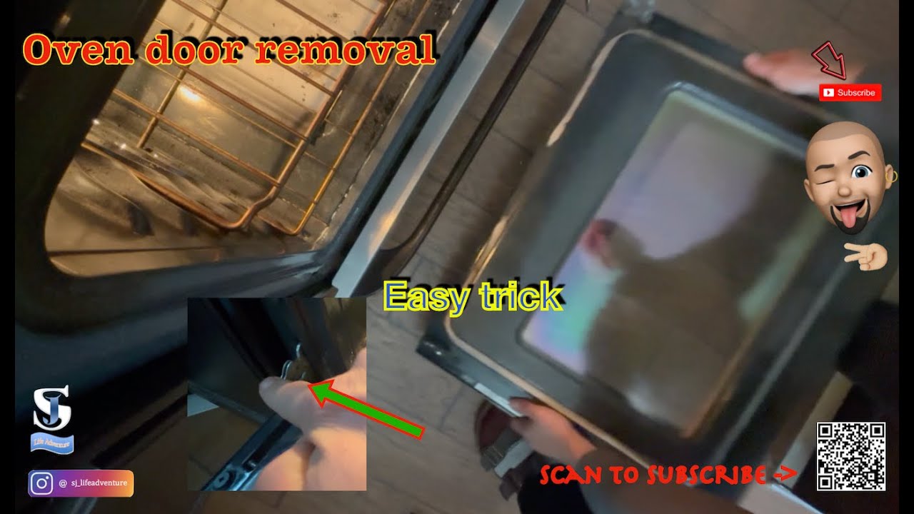 Easy Oven door removal (KENMORE and others)